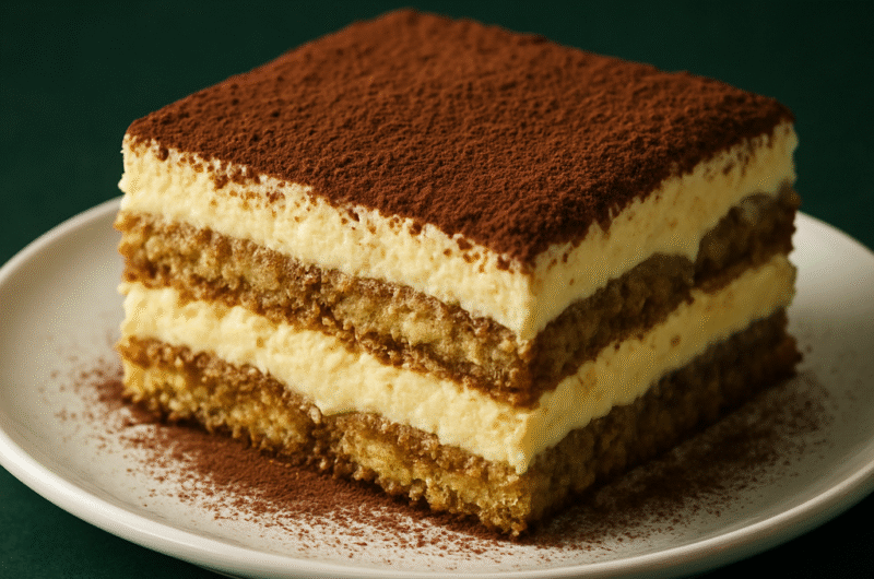 Tiramisú clásico italiano