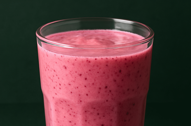 Batido de Frutos Rojos y Yogur